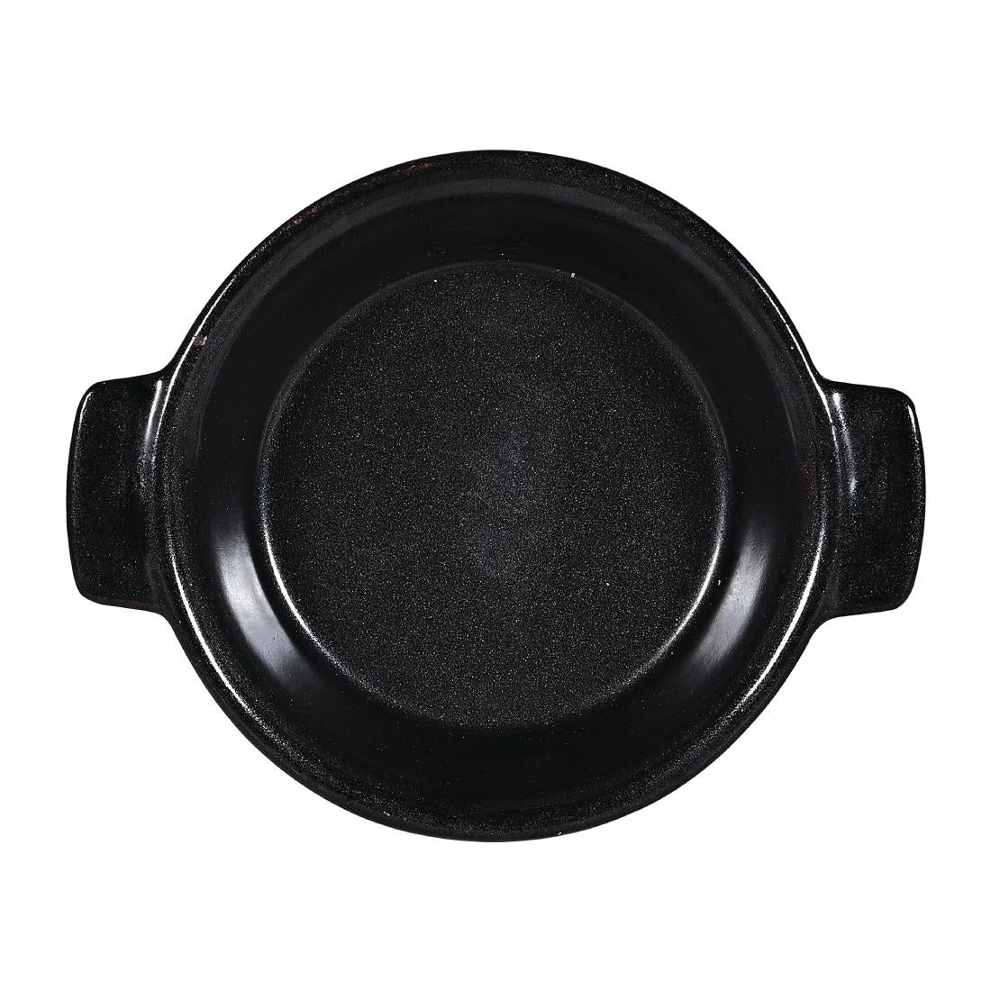 Churchill Black Igneous Stoneware Individual Dish 120mm (Pack of 6) - DY786 Churchill Art de Cuisine Churchill   