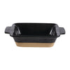 Churchill Black Igneous Stoneware Rectangle Dish 170mm (Pack of 6) - DY787 Churchill Art de Cuisine Churchill   