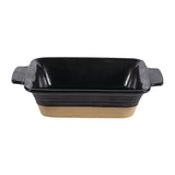 Churchill Black Igneous Stoneware Rectangle Dish 170mm (Pack of 6) - DY787 Churchill Art de Cuisine Churchill   