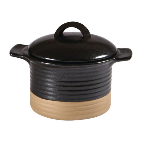 Churchill Black Igneous Cocotte 350ml 12oz (Pack of 6) - DY788 Churchill Art de Cuisine Churchill   