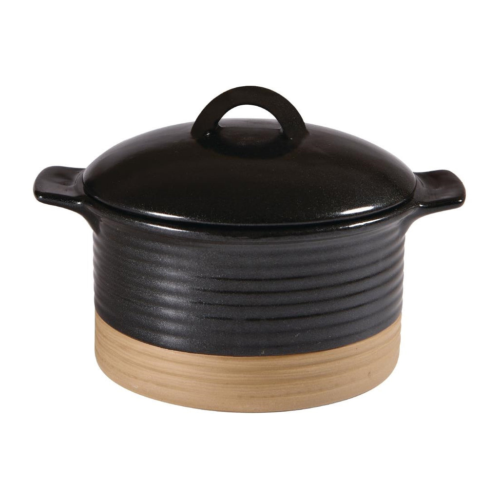 Churchill Black Igneous Cocotte 530ml 20oz (Pack of 6) - DY789 Churchill Art de Cuisine Churchill   
