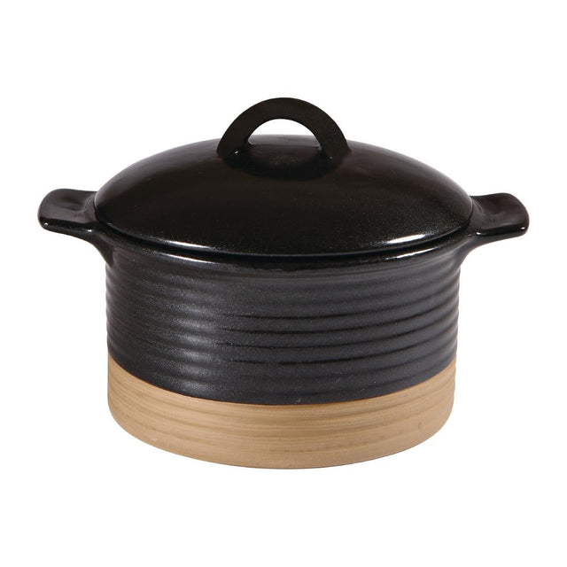 Churchill Black Igneous Cocotte 530ml 20oz (Pack of 6) - DY789 Churchill Art de Cuisine Churchill   