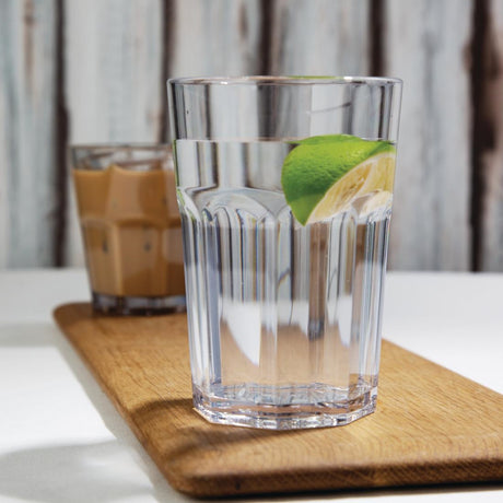 Olympia Kristallon Orleans Tumblers 390ml (Pack of 12) - DY790 Plastic Drinkware Olympia   