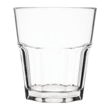 Olympia Kristallon Orleans Rocks Tumblers 250ml (Pack of 12) - DY792 Plastic Drinkware Olympia   