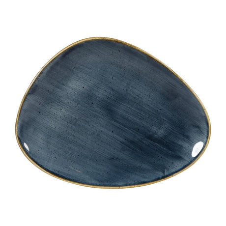 Churchill Stonecast Triangular Plates Blueberry 265mm (Pack of 12) - DY795 Plates Churchill