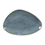 Churchill Stonecast Triangular Plates Blueberry 304mm (Pack of 6) - DY796 Plates Churchill