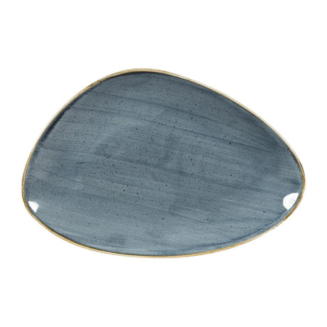 Churchill Stonecast Triangular Plates Blueberry 304mm (Pack of 6) - DY796 Plates Churchill