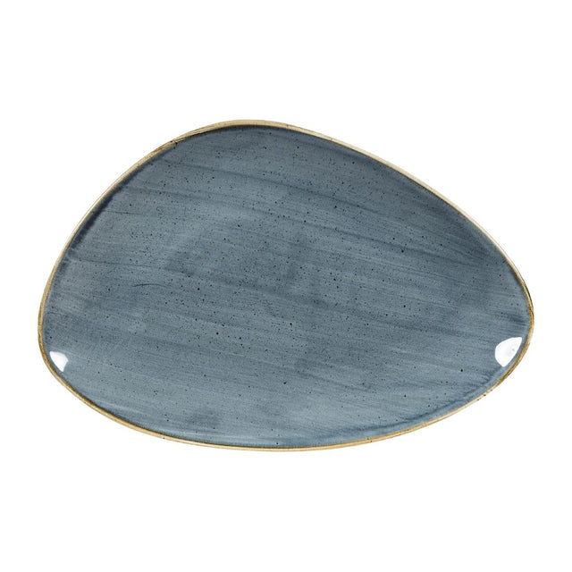 Churchill Stonecast Triangular Plates Blueberry 304mm (Pack of 6) - DY796 Plates Churchill