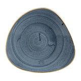Churchill Stonecast Triangular Shallow Bowls Blueberry 272mm (Pack of 12) - DY799 Bowls Churchill