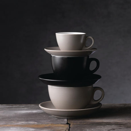 Churchill Menu Shades Ash Cappuccino Cups 7oz 207ml (Pack of 6) - DY815 Cups and Mugs Churchill