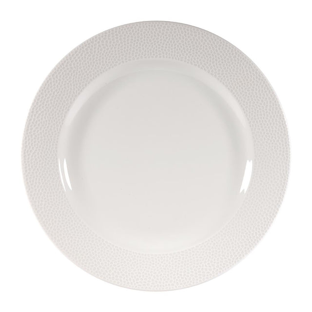 Churchill Isla Footed Plate White 276mm (Pack of 12) - DY832 Plates Churchill