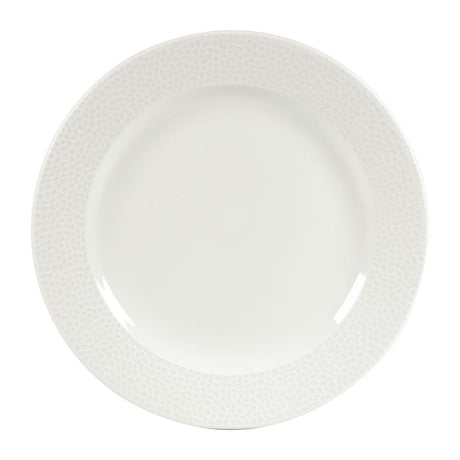 Churchill Isla Footed Plate White 234mm (Pack of 12) - DY834 Plates Churchill