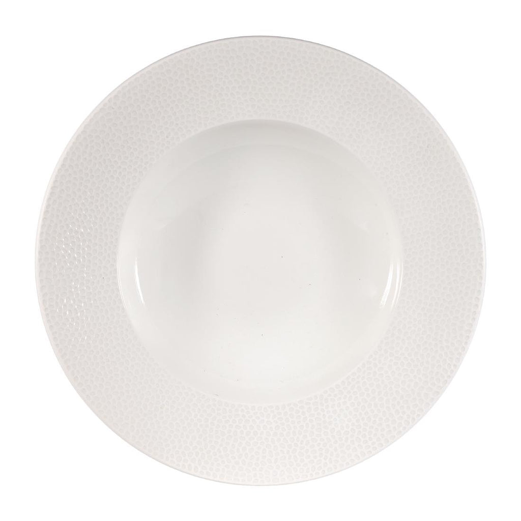 Churchill Isla Wide Rim Bowl White 280mm (Pack of 12) - DY837 Bowls Churchill