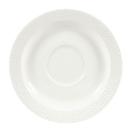 Churchill Isla Saucer White 150mm (Pack of 12) - DY843 Churchill Super Vitrified Churchill   