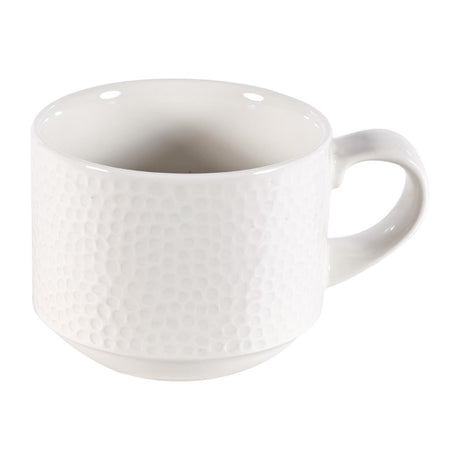 Churchill Isla Stacking Cup White 220ml 8oz (Pack of 12) - DY845 Cups and Mugs Churchill