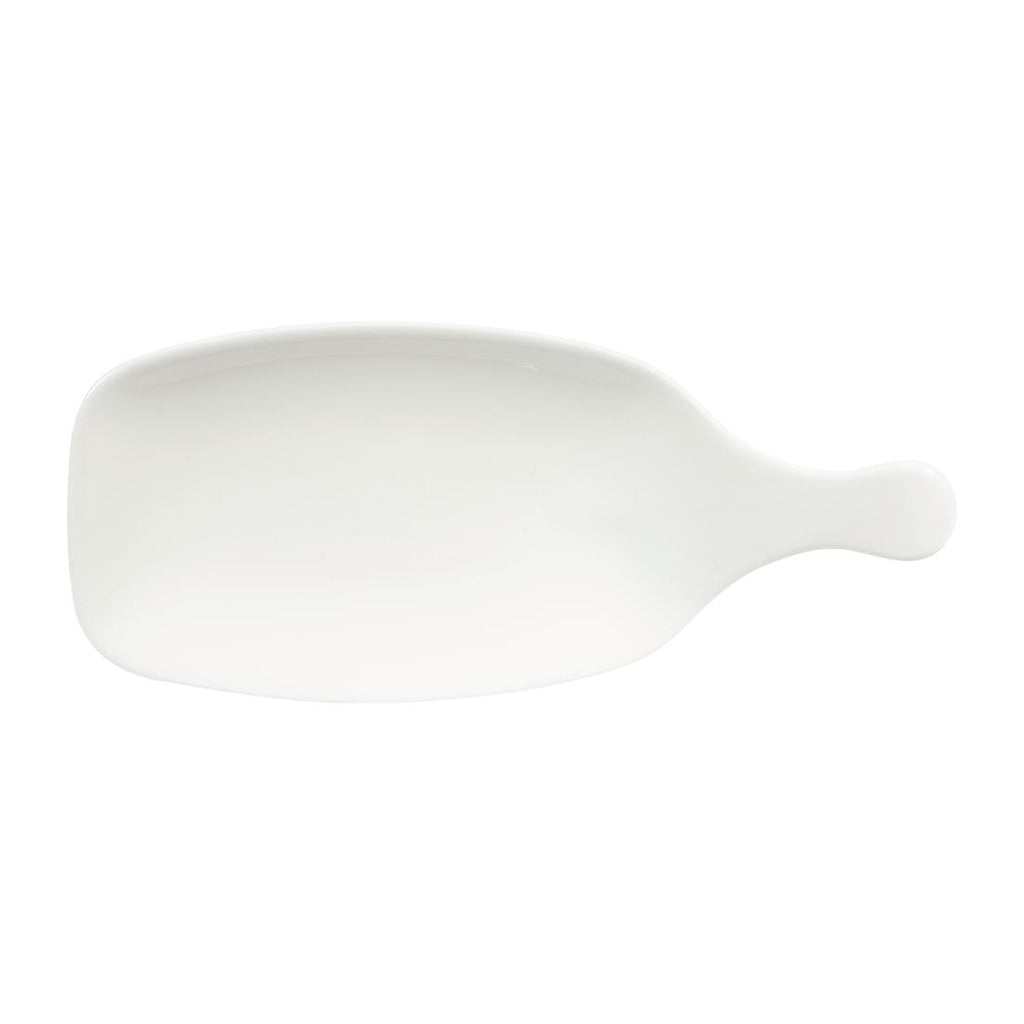 Churchill Bit on the Side Handled Paddle White 284mm (Pack of 6) - DY857 Churchill Super Vitrified Churchill   
