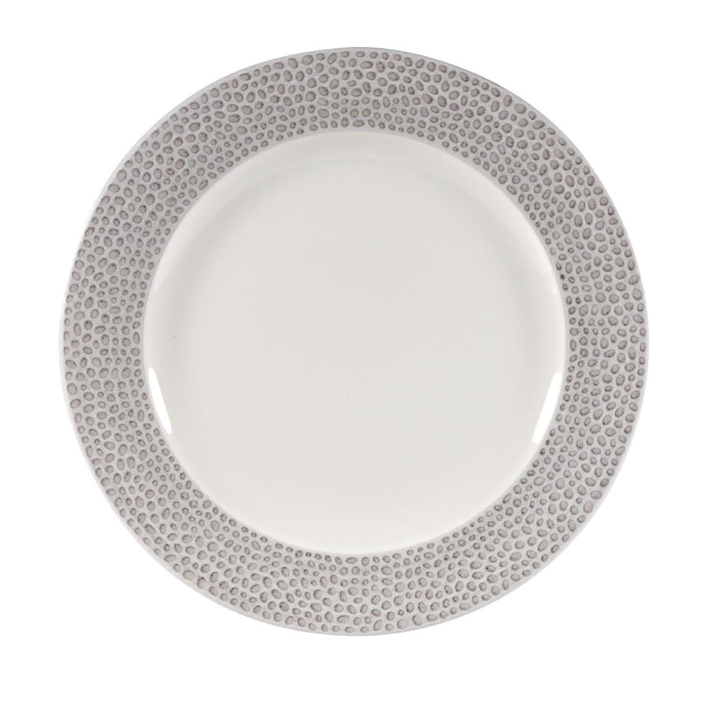 Churchill Isla Plate Shale Grey 170mm (Pack of 12) - DY863 Plates Churchill