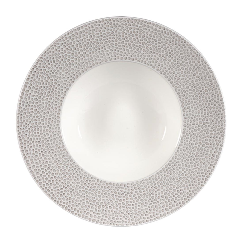 Churchill Isla Wide Rim Bowl Shale Grey 280mm (Pack of 12) - DY864 Bowls Churchill