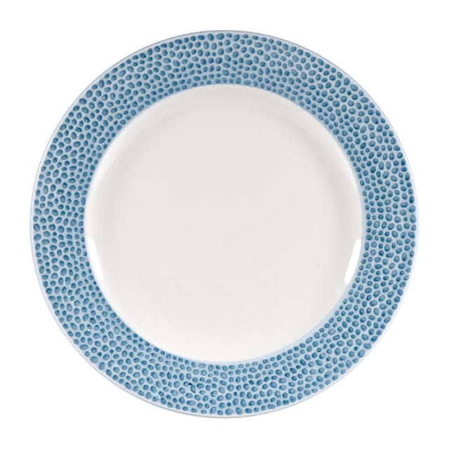 Churchill Isla Plate Ocean Blue 210mm (Pack of 12) - DY868 Plates Churchill