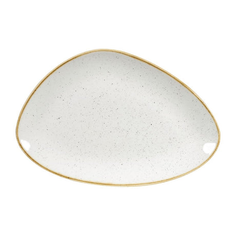 Churchill Stonecast Triangular Plates Barley White 304mm (Pack of 6) - DY875 Plates Churchill
