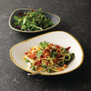 Churchill Stonecast Triangular Shallow Bowls Barley White 210mm - DY877 Bowls Churchill