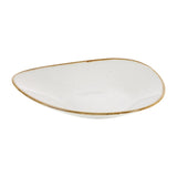 Churchill Stonecast Triangular Shallow Bowls Barley White 272mm - DY878 Bowls Churchill