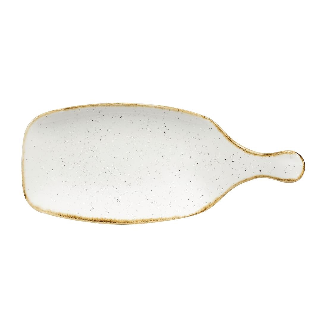Churchill Stonecast Handled Paddles Barley White 284mm (Pack of 6) - DY879 Churchill Super Vitrified Churchill   
