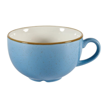 Churchill Stonecast Cappuccino Cups Cornflower Blue 340ml 12oz (Pack of 12) - DY880 Cups and Mugs Churchill