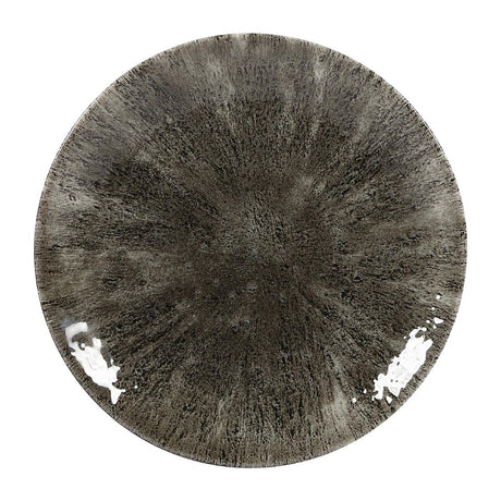 Churchill Stone Quartz Black Evolve Coupe Plates 165mm (Pack of 12) - DY895 Plates Churchill