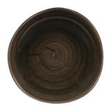 Churchill Stonecast Patina Round Trace Plates Iron Black 264mm (Pack of 12) - DY902 Plates Churchill