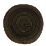 Churchill Stonecast Patina Round Trace Plates Iron Black 210mm (Pack of 12) - DY905 Plates Churchill