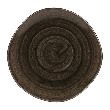 Churchill Stonecast Patina Round Trace Bowls Iron Black 253mm (Pack of 12) - DY906 Bowls Churchill