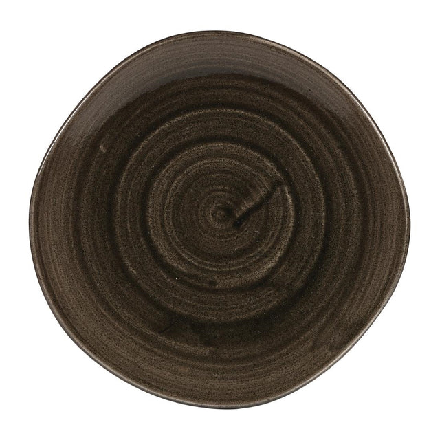 Churchill Stonecast Patina Round Trace Bowls Iron Black 253mm (Pack of 12) - DY906 Bowls Churchill