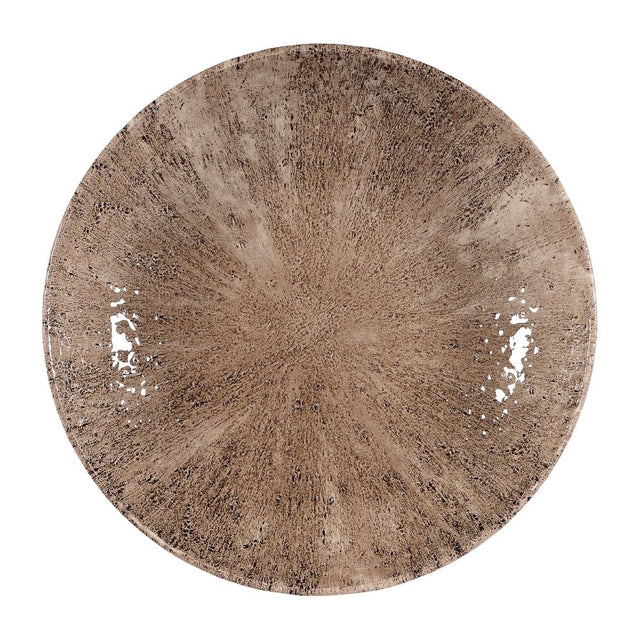 Churchill Stone Zircon Brown Evolve Coupe Plates 217mm (Pack of 12) - DY912 Plates Churchill