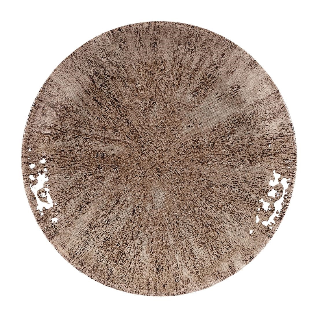 Churchill Stone Zircon Brown Evolve Coupe Plates 165mm (Pack of 12) - DY913 Plates Churchill