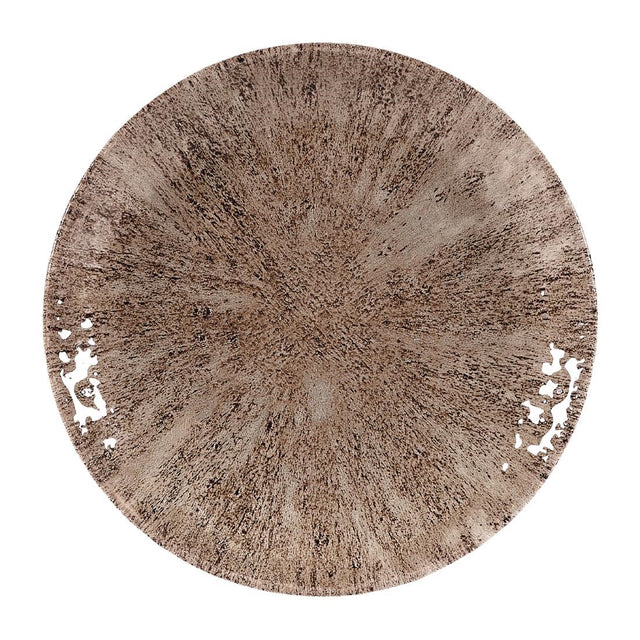 Churchill Stone Zircon Brown Evolve Coupe Plates 165mm (Pack of 12) - DY913 Plates Churchill