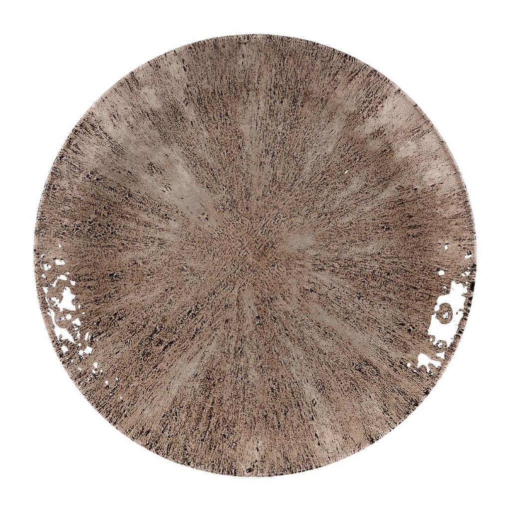 Churchill Stone Zircon Brown Evolve Coupe Bowls 182mm (Pack of 12) - DY914 Bowls Churchill