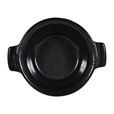 Churchill Black Igneous Stoneware Pie Dish 140mm (Pack of 6) - DY926 Churchill Art de Cuisine Churchill   
