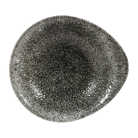 Churchill Raku Round Dish Quartz Black 160mm (Pack of 12) - DY942 Churchill Super Vitrified Churchill   