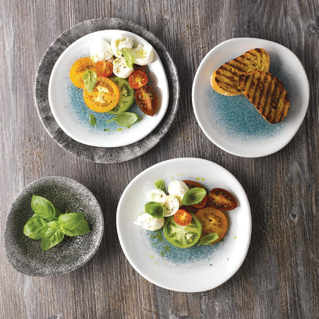 Churchill Raku Round Trace Plate Jade Green 210mm (Pack of 12) - DY496 Plates Churchill
