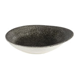 Churchill Raku Round Dish Quartz Black 185mm (Pack of 12) - DY943 Churchill Super Vitrified Churchill   
