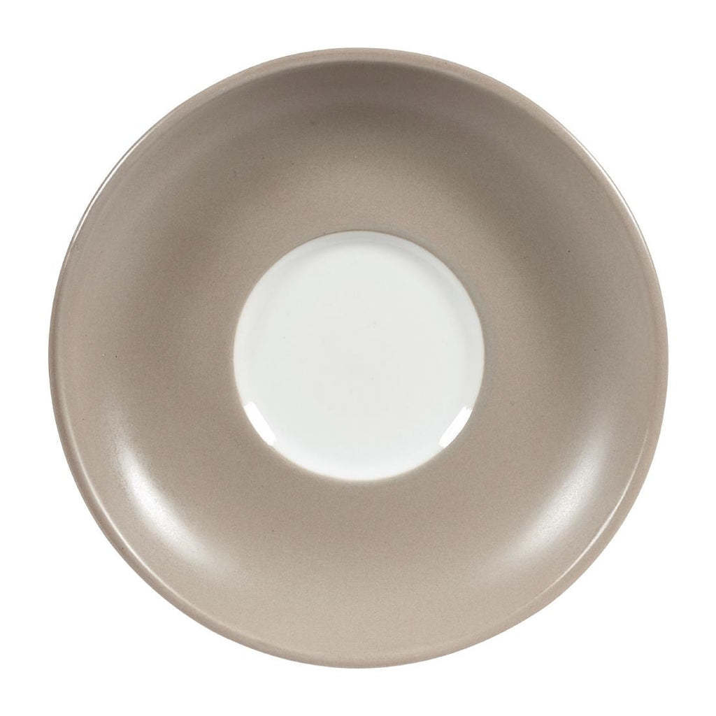 Churchill Menu Shades Smoke Saucers 155mm (Pack of 6) - DY948 Churchill Art de Cuisine Churchill   