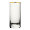 Utopia Hayworth Hiball Glasses Gold Rim Glasses 355ml (Pack of 6) - DZ443 Arcoroc Hi Balls and Tumblers Utopia   