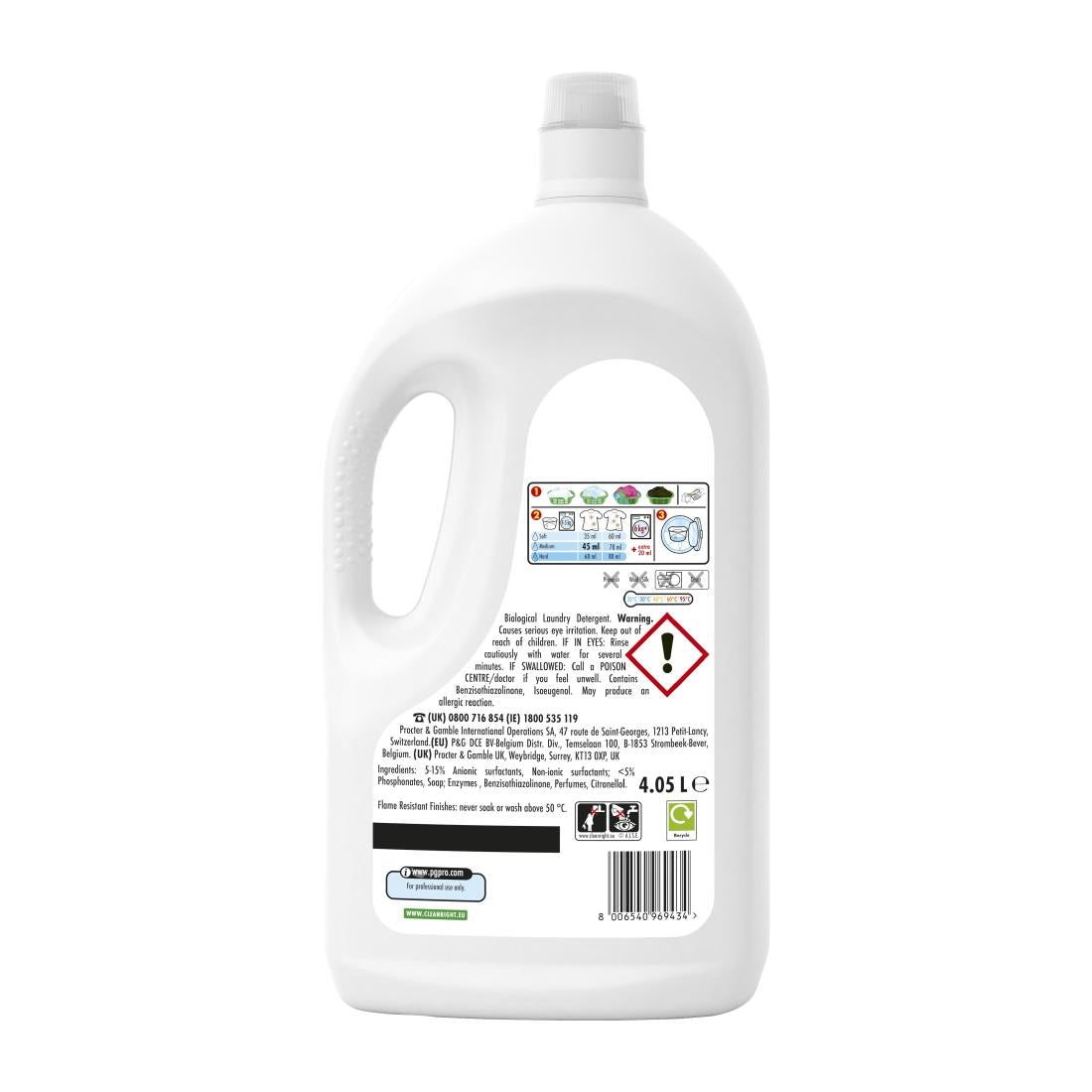 Ariel Professional Washing Liquid Laundry Detergent Colour 4.05Ltr (Pack of 2) - DZ455  P&G Professional   