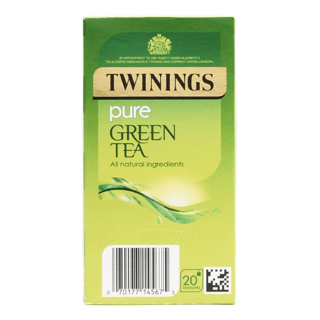 Twinings Pure Green Enveloped Tea Bags (Pack of 40) - DZ467  Twinings   