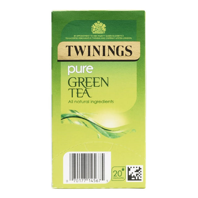 Twinings Pure Green Enveloped Tea Bags (Pack of 40) - DZ467  Twinings   