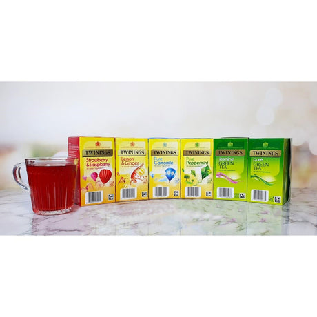 Twinings Infusions & Green Tea Variety Pack Enveloped Tea Bags (Pack of 120) - DZ468  Twinings   