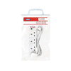 Status 4 Way Surge Protected Extension Socket White 2m - DZ474  Status   