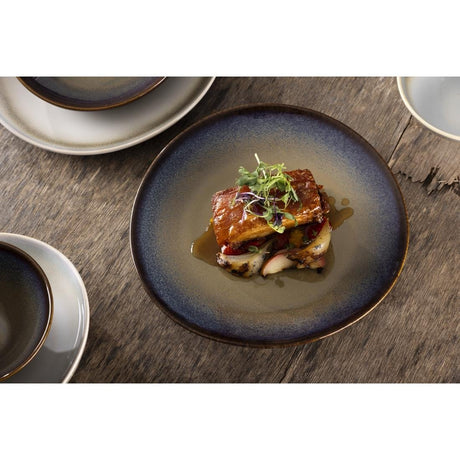 Olympia Birch Aubergine Coupe Plates 270mm (Pack of 6) - DZ697 Plates Olympia
