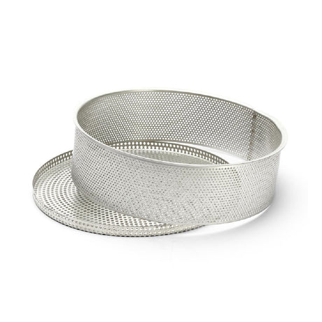 De Buyer Perforated Cheesecake Mould with Removable Base 200x65mm - DZ733  De Buyer   